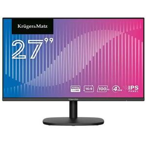 Monitor IPS LED Kruger&Matz 27inch KM0199-M27, Full HD (1920 x 1080), VGA, HDMI (Negru) imagine