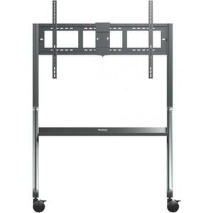 Stand mobil ViewSonic Trolley VB-STND-009 pentru table interactive, 55inch - 105inch, max 120 kg (Argintiu) imagine