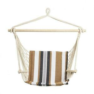 Hamac Heinner Suspendat Blk&brown Stripe 94x50cm imagine