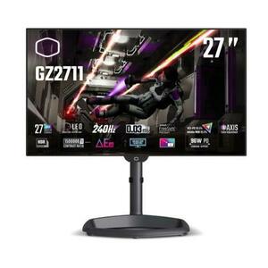 Monitor Gaming OLED CoolerMaster 27inch GZ2711, QHD (2560 x 1440), HDMI, DisplayPort, Boxe, Pivot, 240 Hz, 0.03 ms (Negru) imagine