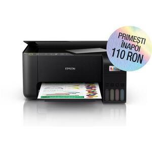 Multifunctional Epson EcoTank L3270, A4, Color, 10 ppm, USB, Wireless (Negru) imagine