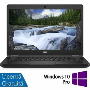 Laptop Refurbished Dell Latitude 5490, Intel Core i5-8350U 1.70GHz, 8GB DDR4, 256GB SSD, 14 Inch Full HD, Webcam + Windows 10 Pro imagine