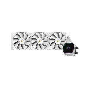 Cooler CPU PCCOOLER DE360 WH, 3x120 mm, 1850 rpm, PWM (Alb) imagine