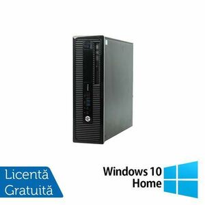 Calculator Sistem PC Refurbished HP 400 G1 SFF, Intel Core i5-4570 3.20GHz, 8GB DDR3, 256GB SSD, DVD-RW + Windows 10 Home imagine