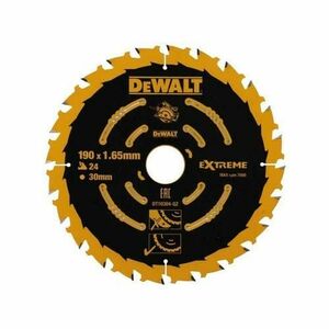 Panza, Dewalt, de ferastrau circular, EXTREME, 190x30, Z 24 DT10304 imagine