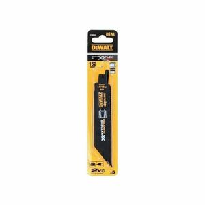 Panza fierastrau sabie pentru metal FlexVolt 152mm, 14/18TPI, 5 bucati, DeWALT imagine