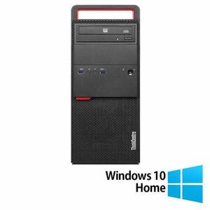 Calculator Sistem PC Refurbished LENOVO M800 Tower, Intel Core i3-6100 3.70GHz, 8GB DDR4, 500GB SATA, DVD-ROM + Windows 10 Home imagine