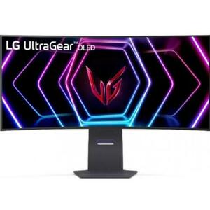 Monitor Gaming OLED LG 34inch 34GS95QE-B, WQHD (3440 x 1440), HDMI, DisplayPort, Ecran curbat, 240 Hz, 0.03 ms (Negru) imagine