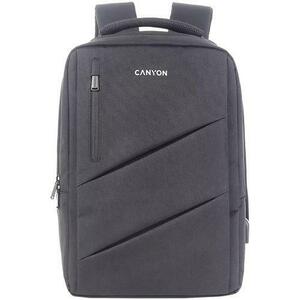 Rucsac laptop Canyon BPE-5 Urban USB 15.6inch, Gri imagine