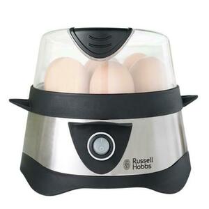 Aparat pentru fiert si prajit oua Russell Hobbs 14048-56 Cook@Home, 365 W, 7 buc (Inox) imagine