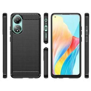 Husa Lemontti Carbon Pro pentru Oppo A18 / A38 4G, Negru imagine