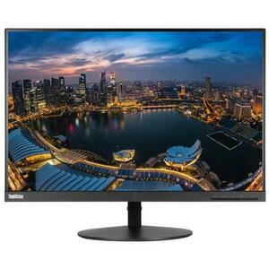 Monitor IPS LED Lenovo ThinkVision 24inch T24d, 1920 x 1200, VGA, HDMI, DisplayPort, USB 3.0, Pivot, 7 ms (Negru) imagine