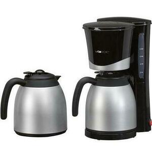 Cafetiera Clatronic KA 3328, 1 L, 870W (Negru/Argintiu) imagine