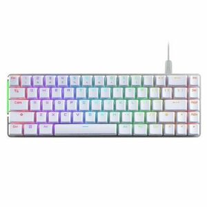 Tastatura gaming mecanica ASUS ROG Falchion Ace, iluminare RGB, USB (Alb) imagine