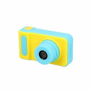 Aparat foto compact pentru copii Lamtech LAM112051, 12MP, Full HD, Ecran 2inch, Zoom 4x (Albastru/Galben) imagine