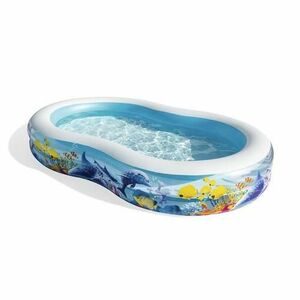 Piscina gonflabila pentru copii BESTWAY 54118, Pestisori, 262 x 157 x 46 cm, 544 L (Multicolor) imagine