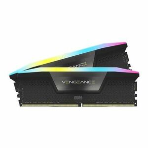 Memorie Corsair Vengeance RGB 64GB, DDR5, 6000 MHz, 2x32 GB, CL38, Dual Chamber Kit (Negru) imagine