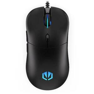 Mouse gaming optic Endorfy Gem Plus, iluminare RGB, Cu fir, USB, 19000 dpi (Negru) imagine