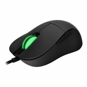 Mouse optic gaming Thermaltakle Premium Damysus, iluminare RGB, Ergonomic, Cu fir, 19000 dpi (Negru) imagine