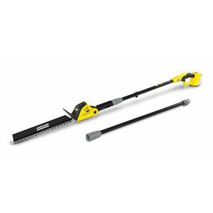 Trimmer electric pentru tuns gard viu Karcher PHG 18-45, 18 V, Cu extensie, 2700 rpm, Lama 45 cm, Fara acumulator (Negru/Galben) imagine