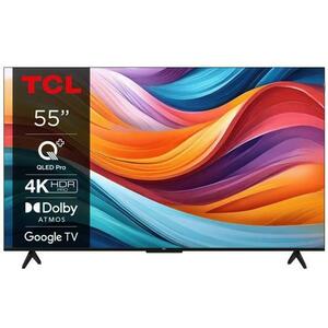 Televizor QLED TCL 139 cm (55inch) 55T7B, Ultra HD 4K, Smart TV, WiFi, CI imagine