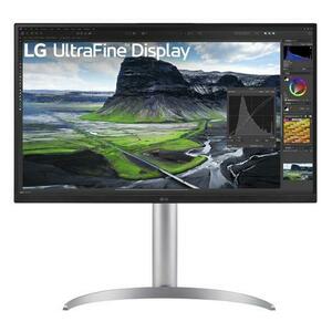 Monitor IPS LED LG 27inch 27UQ850V-W, UHD (3840 x 2160), HDMI, DisplayPort, Boxe, Pivot (Alb/Argintiu) imagine