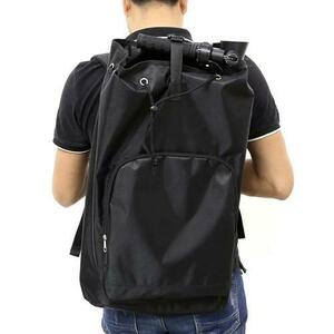 Rucsac iSEN Bag 1, Rezistent la apa, Buzunar frontal cu fermoar, Catarama ajustabila, 50 x 40 x 10cm (Negru) imagine