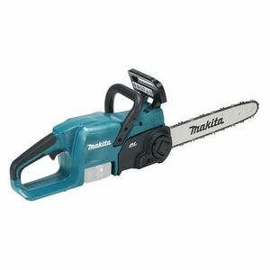 Drujba pe acumulatori, Makita DUC357Z, Lama 35 cm, 3/8inch, Fara cumulatori (Negru/Albastru) imagine