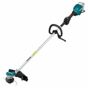 Motocoasa Makita UR003GZ01, XGT 40 Vmax, 550 W, Latime taiere 35 cm, 6500 rpm, Fara acumulator (Negru/Albastru) imagine