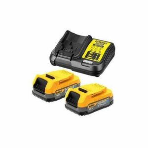 Pachet acumulatori si incarcator DeWalt DCB1104P2-QW, 18 V, 5.0 Ah imagine