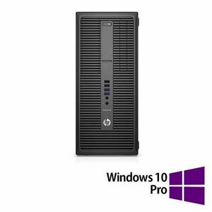 Calculator Sistem PC Refurbished HP 800 G2 Tower, Intel Core i5-6500 3.20GHz, 16GB DDR4, 256GB SSD + Windows 10 Pro imagine