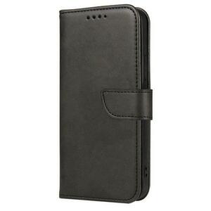 Husa Magnet Wallet Stand compatibila cu Huawei Mate 50 Pro, Negru imagine