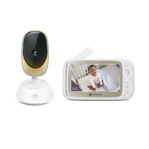 Baby monitor Motorola VM85 CONNECT, cu camera video si lumina calda multicolora imagine