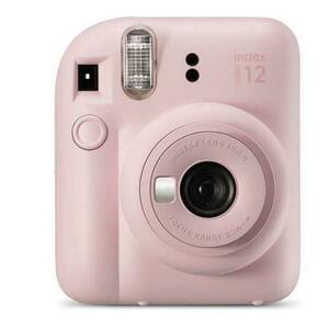 Aparat Foto Compact Instant Fujifilm Instax Mini 12 + Instax Mini Glossy (Roz) imagine