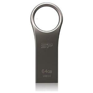 Stick USB Silicon Power Jewel J80, 64GB, USB 3.0 (Argintiu) imagine