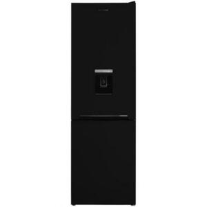 Combina frigorifica Heinner HCNF-V291BKWDE++, 294 l, No Frost, Clasa E, Dozator de apa, Display interior, Freezer Shield, control electronic, Iluminare LED, H 186 cm (Negru) imagine