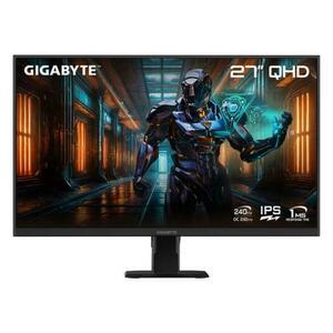 Monitor Gaming IPS LED Gigabyte 27inch GS27Q X, QHD (2560 x 1440), HDMI, DisplayPort, 240 Hz, 1 ms (Negru) imagine