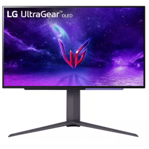 Monitor Gaming OLED LG UltraGear 26.5inch 27GR95QE-B, QHD (2560 x 1440), HDMI, DisplayPort, AMD FreeSync, Nvidia G-Sync, Pivot, 240 Hz, 0.03 ms (Negru) imagine