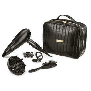 Set uscator de par Remington Style Edition D3195GP, 2200 W, 6 accesorii, Ionizare (Negru) imagine