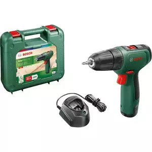 Masina de gaurit si insurubat (bormasina) pe acumulator Bosch EasyDrill 1200, 12 V, 1.5 Ah, 1500 RPM, 30 Nm, 1 acumulator, incarcator, cap surubelnita dublu, valiza profesionala imagine