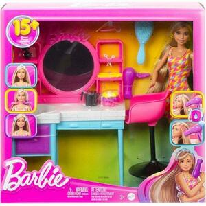 Set de Joaca Barbie I Can Be, Sirena la Coafor cu Accesorii, 10piese imagine