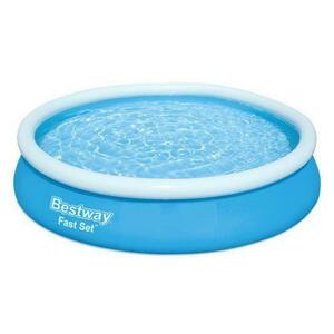 Piscina supraterana BESTWAY Fast Set 57274, 366 x 76 cm, 5.377 L (Albastru/Alb) imagine