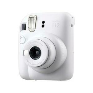 Aparat Foto Compact Instant Fujifilm Instax Mini 12 + Instax Mini Glossy (Alb) imagine