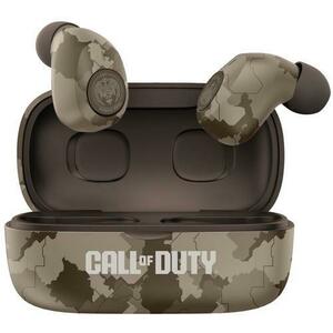 Casti True Wireless OTL Call of Duty Desert Camo, Microfon, Bluetooth (Bej) imagine