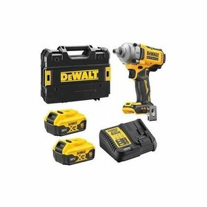 Masina de insurubat cu impact DeWALT DCF892P2T-QW, 1/2, 2000 rpm, 3000 bpm, 812 Nm + 2x Acumulatori 5.0 Ah, Incarcator si valiza depozitare imagine