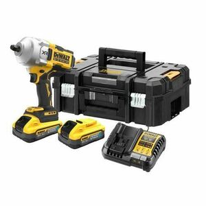 Masina de insurubat cu impact DeWalt DCF961H2T-QW, 1/2inch, 1200 rpm, 1496/2375 Nm, 1890 bpm + 2x Acumulatori PowerStack 5.0Ah, Incarcator multi-voltaj, Valiza transport TSTAK imagine