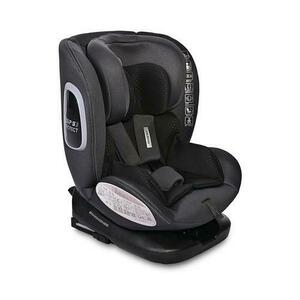 Scaun auto pentru copii Lorelli Phoenix Black Jasper, i-Size, Isofix, rotativ 360 grade, 0 luni-12 ani, 40-150 cm, pozitie de somn, protectie laterala in caz de impact, avertizare sonora cand centurile scaunului auto sunt decuplate imagine