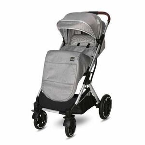 Carucior pentru nou-nascut Lorelli Storm Opaline Grey, pana la 22 kg, cadru aluminiu, pliere cu o singura mana, centura siguranta in 5 puncte imagine