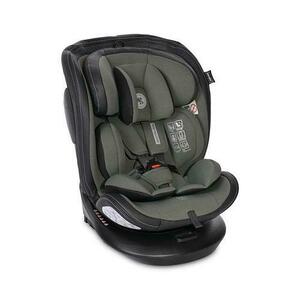 Scaun auto pentru copii Lorelli Aviator Green, Isofix, i-Size, 0 Luni-12 Ani, 40-150 cm, certificat R129, baza rotativa 360 grade, reglabil, sistem protectie impact lateral, sistem antibasculare imagine