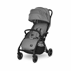 Carucior sport autofold Lorelli Quick Grey, 0 luni - 4 ani, pana la 22 kg, spatar reglabil in 3 pozitii, pozitie de somn, copertina cu protectie solara, materiale tratate UV, suport reglabil de picioare, pliere cu o singura mana imagine